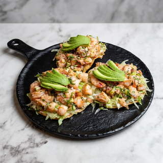 Tostadas de Camarón (3) | 3 Shrimp Tostadas